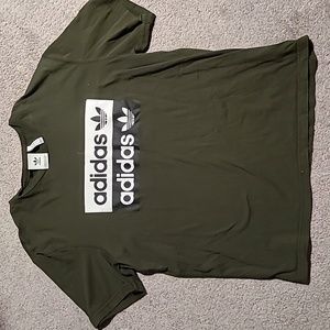 Size xl olive green Adidas shirt